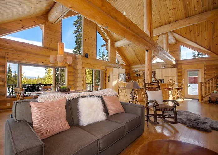 Miles Behind Log Cabin