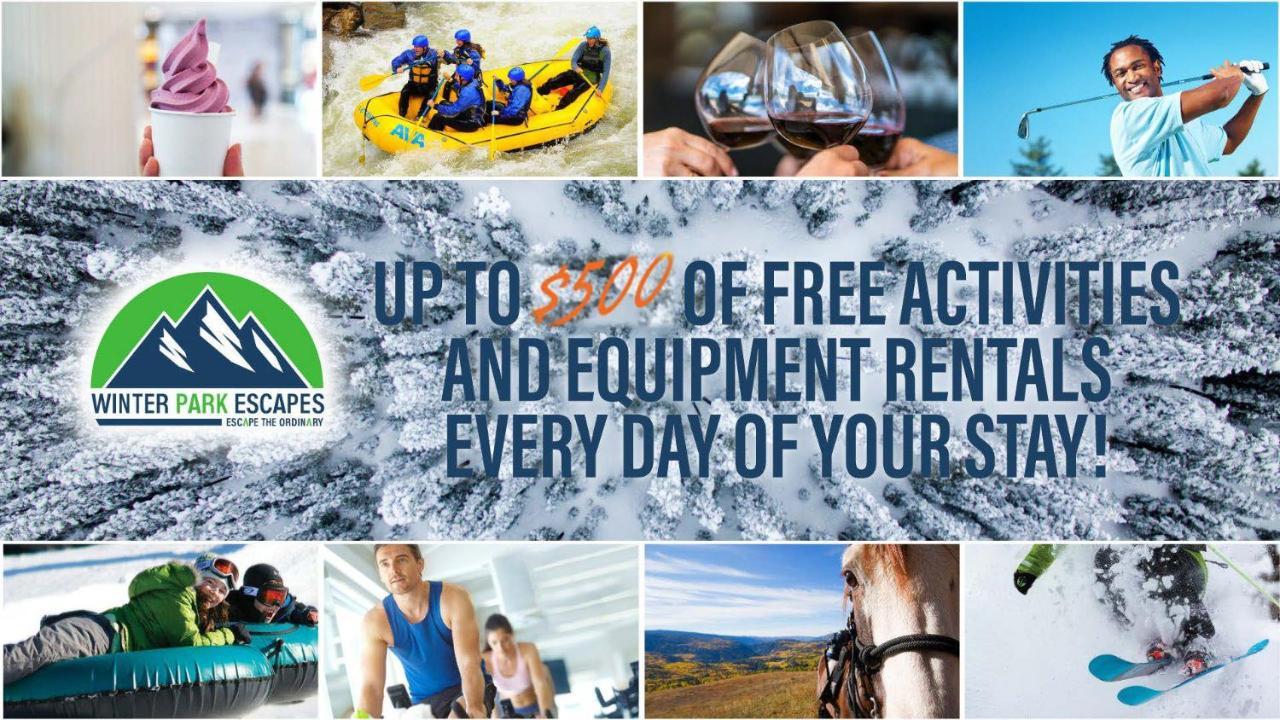 Holiday home New Luxury Loft #1 With Huge Hot Tub & Great Views - 500 Dollars Of Free Activities & Equipment Daily Winter Park