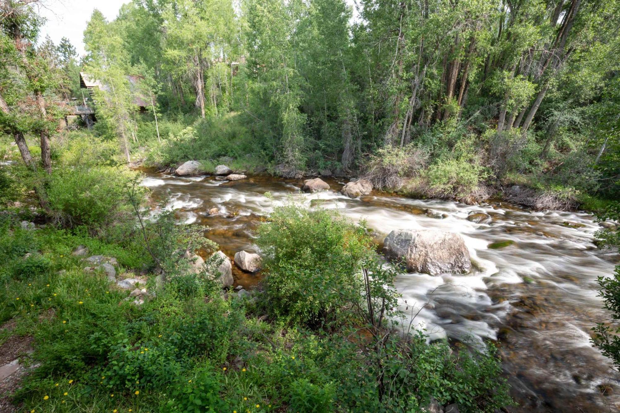 Riverfront 2 Bedroom - Steps To Town - Pool & Hot Tub Aspen
