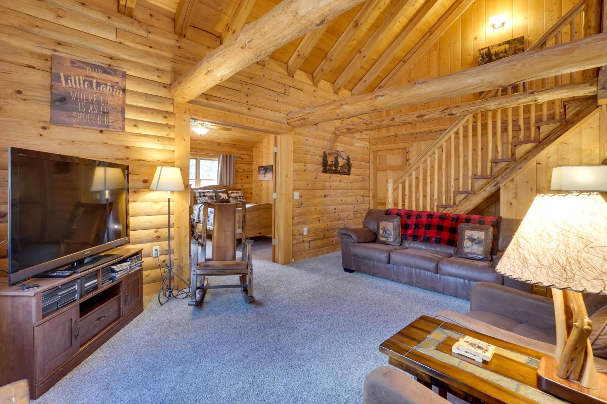 Picturesque Log In 9 Mi To Rmnp Holiday home *